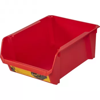 STANLEY STST82745-1 sarkana kaudzējama detaļu kārba ar 9 regulējamiem nodalījumiem