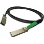 Alcatel-Lucent QSFP+ uz QSFP+ Direct Attach Copper kabelis, 3 m, 40GbE, pasīvs, melns