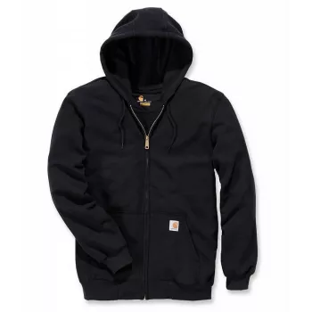 Carhartt Vidēja svara džemperis ar kapuci un rāvējslēdzēju Melns