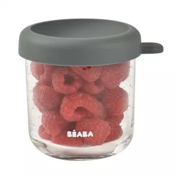 BEABA Stikla burka ar hermētisku vāku 250 ml Mineral