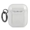 Karl Lagerfeld KLA2UKHGS AirPods 1/2 vāciņš Silver Glitter Karl's Head