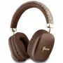 GUESS GUE003639 Gcube Metallic Script Logo austiņas uz auss Bluetooth brūnā krāsā