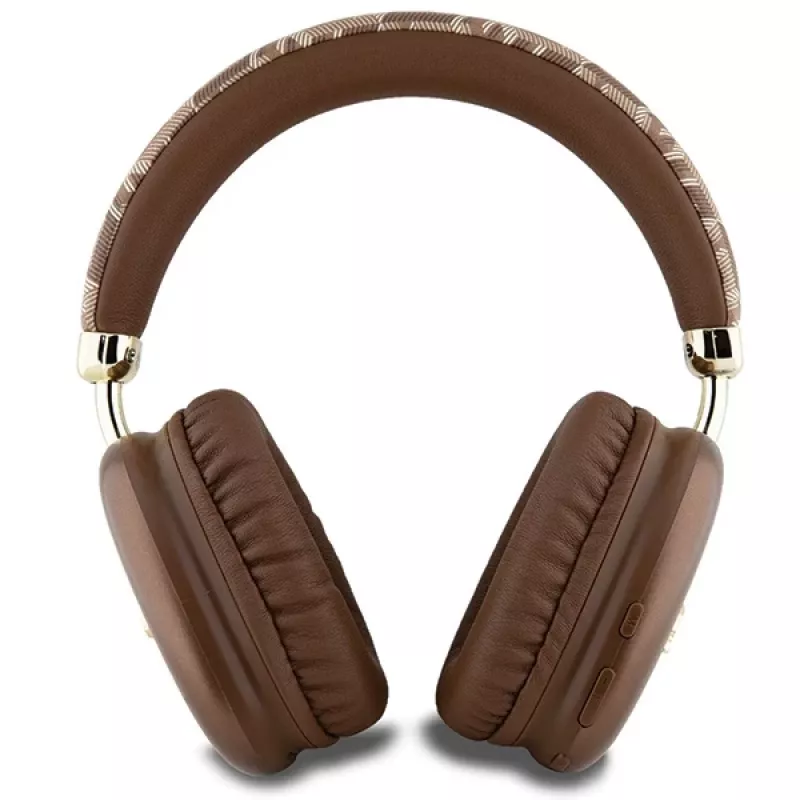 GUESS GUE003639 Gcube Metallic Script Logo austiņas uz auss Bluetooth brūnā krāsā