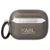 Karl Lagerfeld KLAPHNKCTGK AirPods Pro vāciņš Glitter Karl & Choupette melns