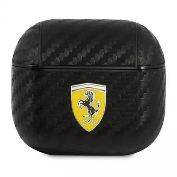 Ferrari FESA3CABK AirPods 3 vāciņš On Track PU Carbon Black