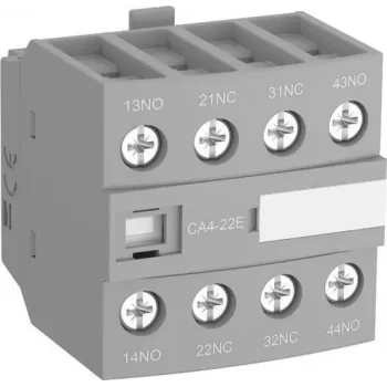 ABB CA4-13M palīgkontaktu bloks 1NO+3NC priekšējā montāža ar skrūvju spailēm 690V