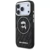 Karl Lagerfeld IML Karl Head Logo MacSafe maciņš iPhone 17 Pro Max melns