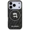 Karl Lagerfeld IML Karl Head Logo MacSafe maciņš iPhone 17 Pro Max melns