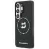 Karl Lagerfeld IML Repeated Choupette MagSafe vāciņš Samsung Galaxy S26 Ultra, melns