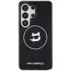 Karl Lagerfeld IML Repeated Choupette MagSafe vāciņš Samsung Galaxy S26 Ultra, melns