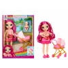 MGA Rainbow High Jr High Aukles modes lelle - Stella Monroe, 9 collu pilnībā artikulēta kolekcionējama lelle ar aukles aksesuāriem