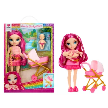 MGA Rainbow High Jr High Aukles modes lelle - Stella Monroe, 9 collu pilnībā artikulēta kolekcionējama lelle ar aukles aksesuāriem