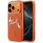 Karl Lagerfeld IML Choupettes Karl Script Logo MagSafe vāciņš iPhone 17 Pro - Oranžs