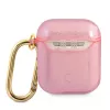 GUESS Glitter Collection aizsargmaciņa Apple AirPods 1/2 - rozā