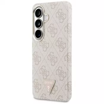 Guess 4G Triangle Logo MagSafe maciņš Samsung Galaxy S26 - rozā