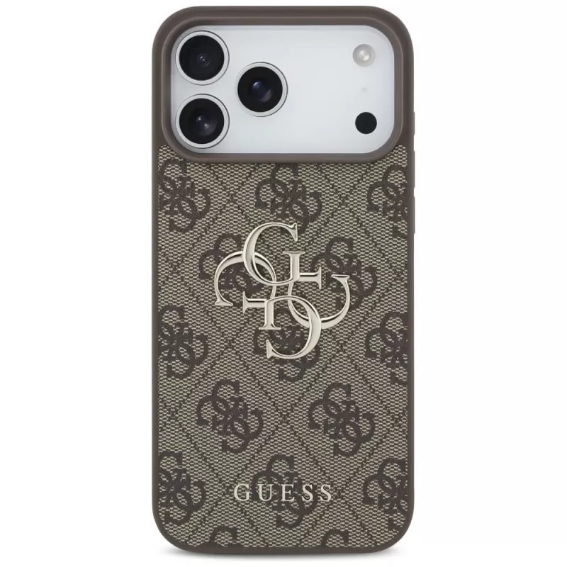 GUESS 4G Big Logo Maciņš iPhone 17 Pro Max / 18 Pro Max - Brūns