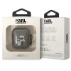 Karl Lagerfeld KLA2HNKCTGK AirPods 1/2 vāciņš melns ar mirdzumu Karl & Choupette