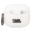 Karl Lagerfeld KLACA3SILKCW AirPods 3 vāciņš balts silikons Karl & Choupette