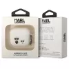 Karl Lagerfeld KLACA3SILKCW AirPods 3 vāciņš balts silikons Karl & Choupette