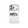 Karl Lagerfeld IML Choupette Sketch Logo Maciešu futrālis iPhone 17 Pro - Caurspīdīgs