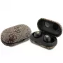 Guess GUTWSP4EGW True Wireless austiņas ar uzlādes futrāli, Bluetooth 5.3, ENC, brūna 4G Metal