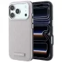 Karl Lagerfeld Grained Mono Resin Logo Maciņš iPhone 18 Pro Max / 17 Pro Max - Rozā