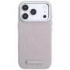 Karl Lagerfeld Grained Mono Resin Logo Maciņš iPhone 18 Pro Max / 17 Pro Max - Rozā