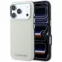 Karl Lagerfeld Grained Elongated Logo MacSafe maciņš iPhone 18 Pro / 17 Pro - bēšs
