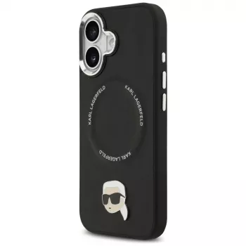 Karl Lagerfeld Karl Pin MagSafe maciņš iPhone 17 - melns