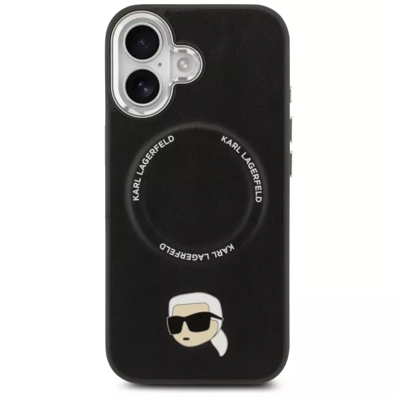 Karl Lagerfeld Karl Pin MagSafe maciņš iPhone 17 - melns