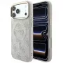 GUESS Embossed 4G Classic MagSafe maciņš iPhone 17 Pro / 18 Pro - rozā