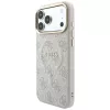 GUESS Embossed 4G Classic MagSafe maciņš iPhone 17 Pro / 18 Pro - rozā