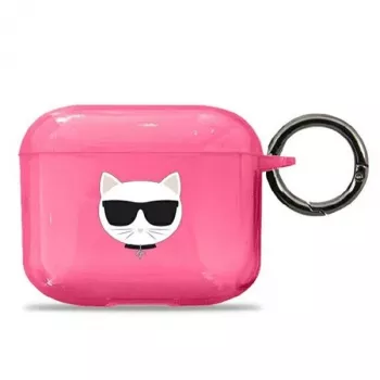 Karl Lagerfeld KLA3UCHFP AirPods 3 vāciņš Pink Choupette