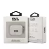 Karl Lagerfeld KLA3UKHGS AirPods 3 vāciņš Sudraba Glitter Karl's Head