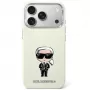Karl Lagerfeld Smooth Ikonik Sketch MagSafe maciņš iPhone 18 Pro / 17 Pro bēšā krāsā