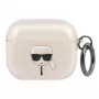 Karl Lagerfeld KLA3UKHGD AirPods 3 Maciņš Glitter Gold Karl's Head