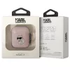 Karl Lagerfeld Ikonik Choupette AirPods 1./2. paaudzes maciņš, rozā