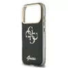 GUESS IML 4G Script Metal Maciņš iPhone 18 Pro / 17 Pro - Melns