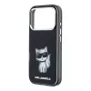 Karl Lagerfeld IML Choupette Body Sketch Print MacSafe macīgā iPhone 18 Pro / 17 Pro - Melns