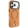 BMW M IML Frosted Metal Logo & Trims MagSafe maciņš iPhone 18 Pro / 17 Pro - oranžs