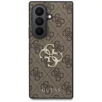 Guess Big 4G Logo Maciņš Samsung Galaxy Z Fold 8 Ultra - Brūns