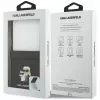 Karl Lagerfeld Karl & Choupette Saffiano Pins Maciņš Samsung Galaxy Z Flip8 - Melns