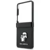 Karl Lagerfeld Karl & Choupette Saffiano Pins Maciņš Samsung Galaxy Z Flip8 - Melns