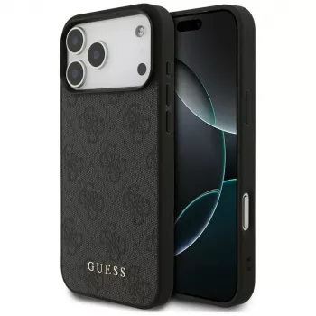 GUESS 4G Classic aizsargmaciņš iPhone 18 Pro Max / 17 Pro Max - Melns