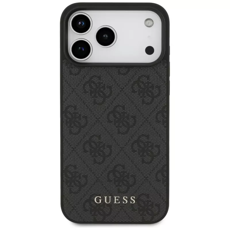 GUESS 4G Classic aizsargmaciņš iPhone 18 Pro Max / 17 Pro Max - Melns