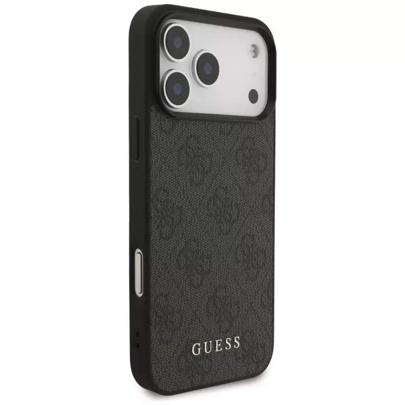 GUESS 4G Classic aizsargmaciņš iPhone 18 Pro Max / 17 Pro Max - Melns