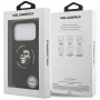 Karl Lagerfeld Silikona Karl & Choupette gredzena MagSafe maciņš iPhone 17 Pro Max - Melns