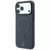 Mercedes Leather 3D MagSafe Maciņš iPhone 18 Pro Max / 17 Pro Max - Antracīts
