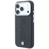 BMW Signature Centered Deboss MagSafe Maciņš iPhone 18 Pro / 17 Pro - Pelēks