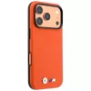 BMW M Quadrille Kevlar metāla logo MacSafe maciņš iPhone 18 Pro / 17 Pro - oranžs